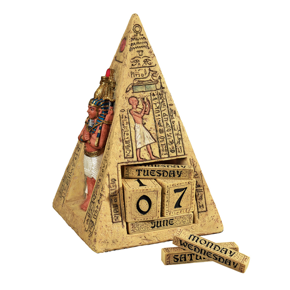 Design Toscano Egyptian Icons Perpetual Calendar Statue & Reviews Wayfair